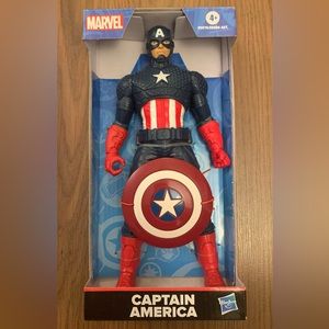 Hasbro Marvel Avengers Captain America Figure 9.5-inch - Scale Action Figure Toy